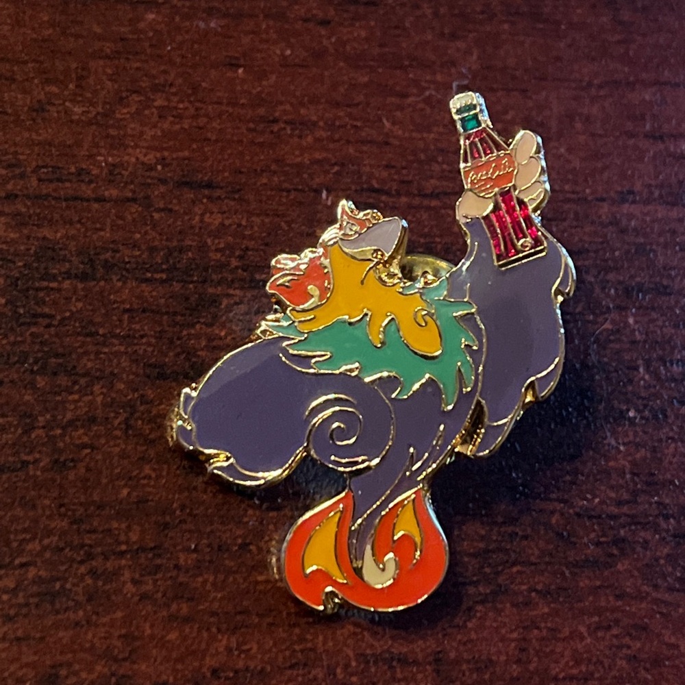 Vintage 1996 Paralympic Games Blaze The Phoenix Coca Cola Coke Lapel‎ Pin